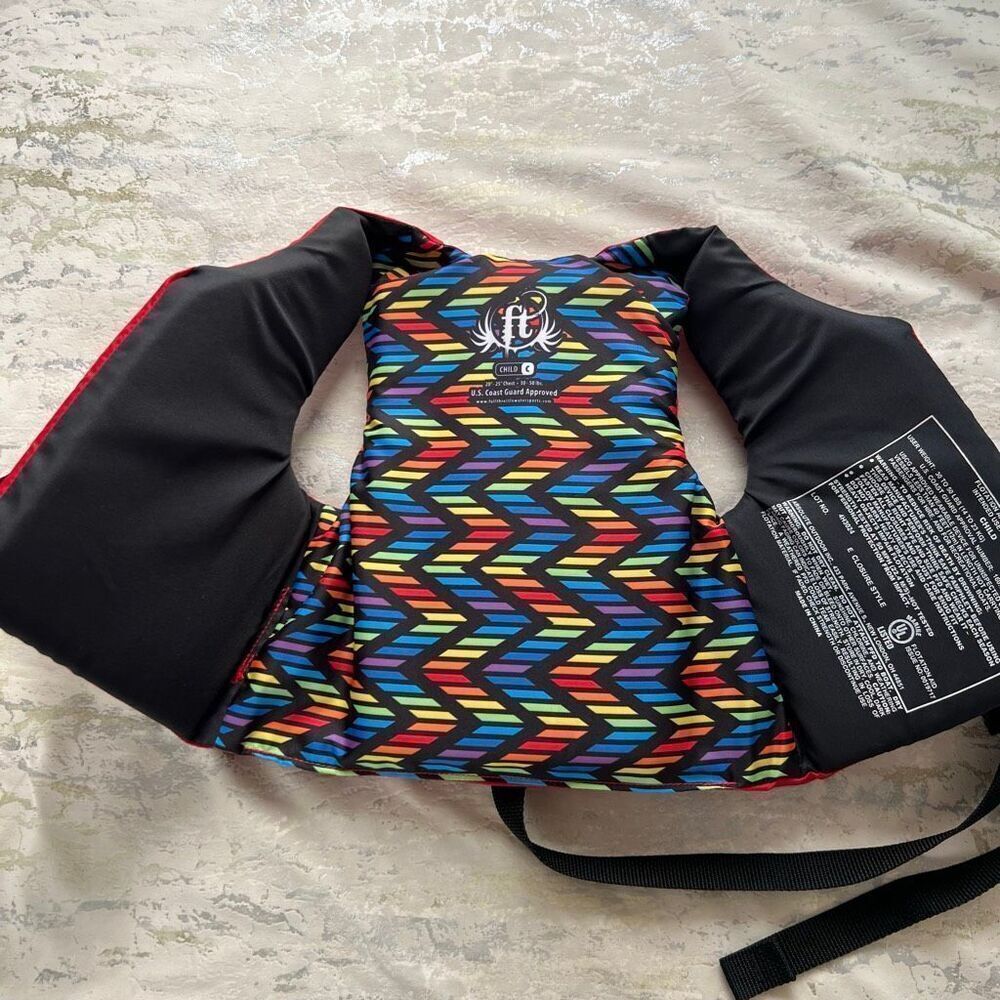 Full Throttle ski vest Life Jacket  30-50 lbs - Picture 4 of 5